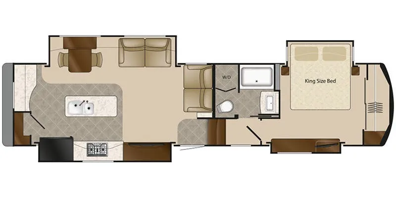 DRV Elite Suites 36RKSB floor plan