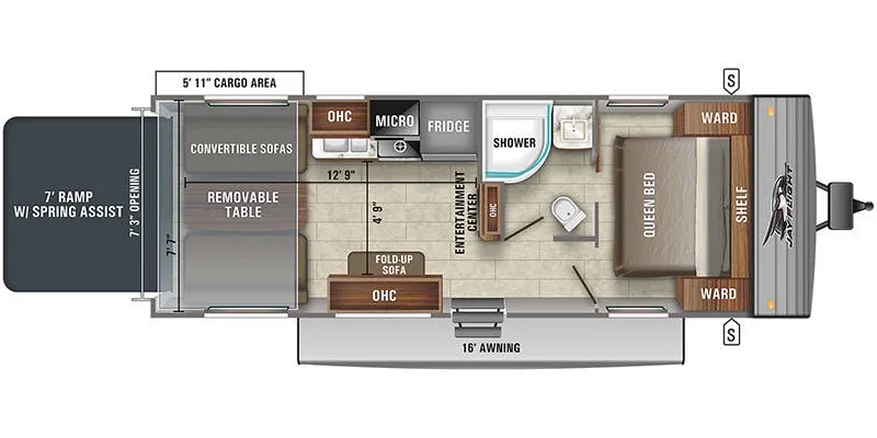 Jayco Jay Flight SLX 265TH floor plan