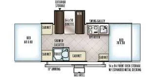Forest River Flagstaff SE 23SCSE floor plan