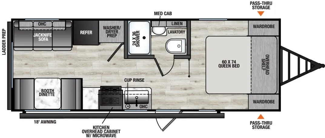 Coachmen Clipper 242MK floor plan