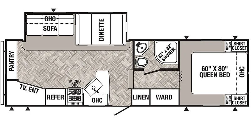 Palomino Puma 257RESS floor plan