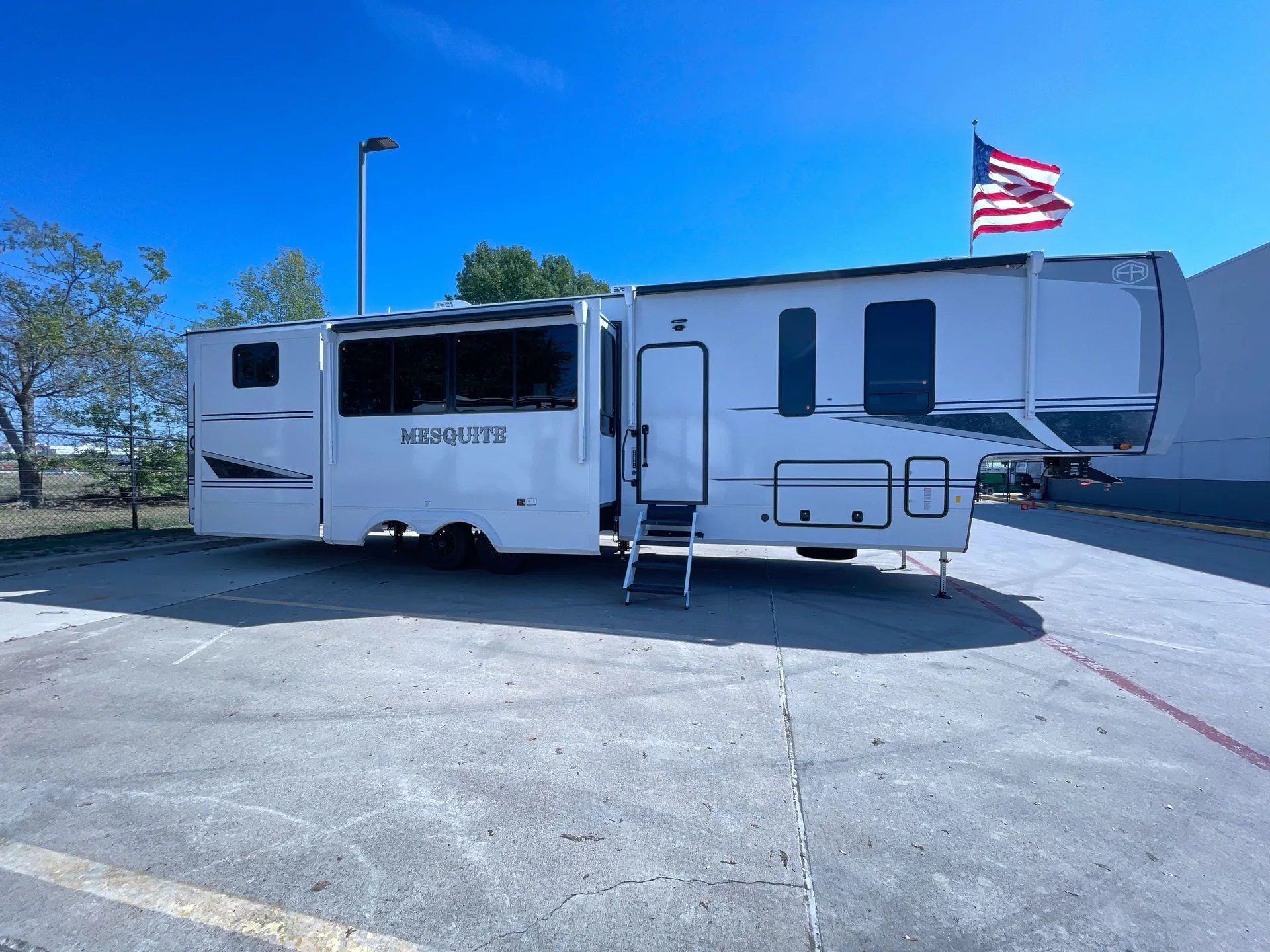 2027 Forest River Mesquite 3835TRIP — campside