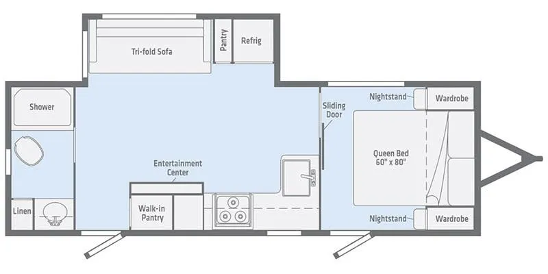 Winnebago Voyage V2427RB floor plan