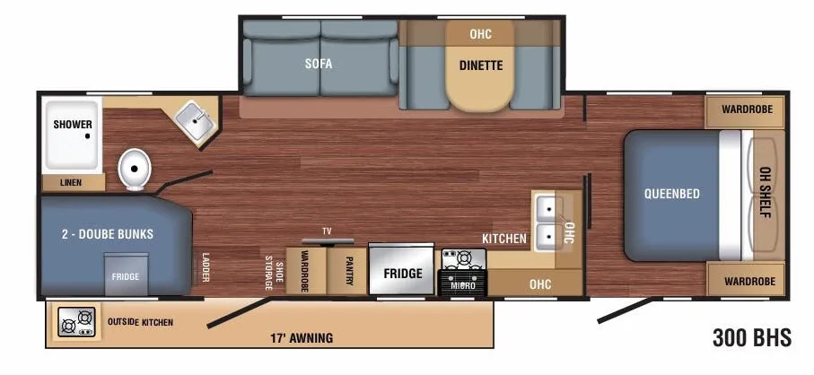 Braxton Creek BX 300BHS floor plan