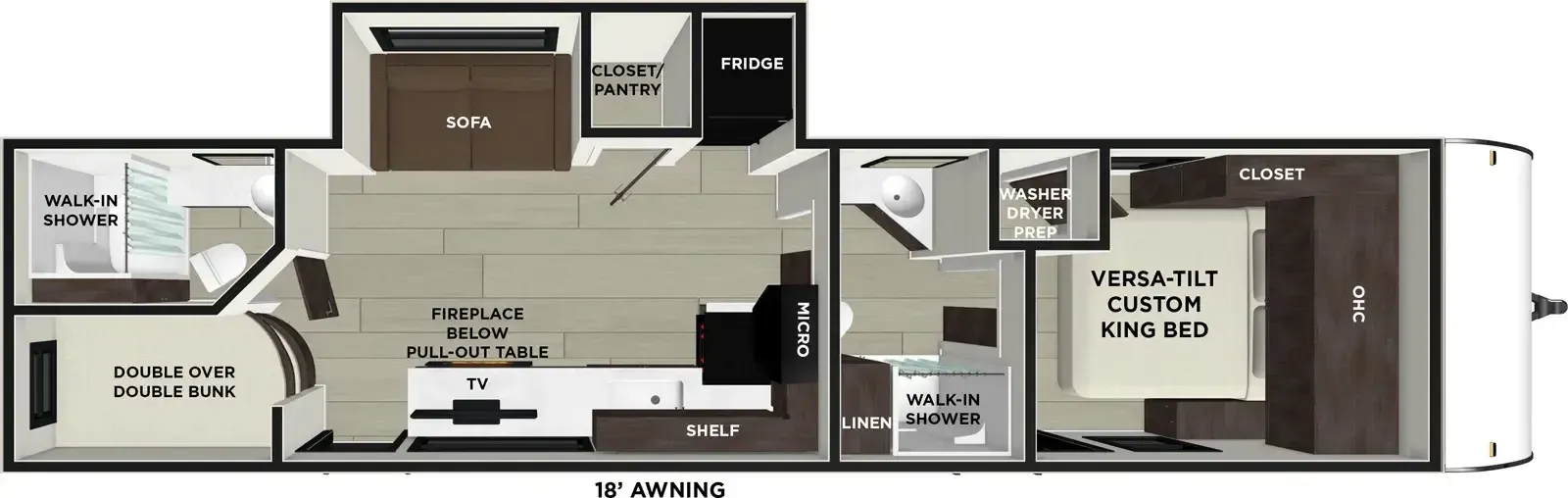 2026 Forest River Salem 320ICE - Floor plan