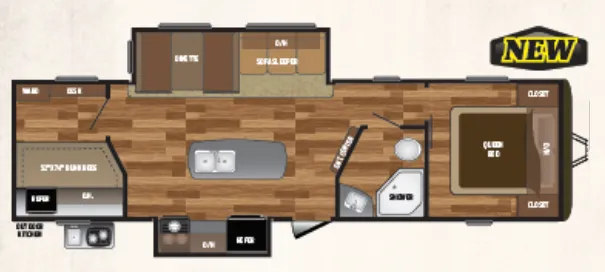 Keystone Hideout 30BHKSWE exterior