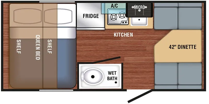 2023 Braxton Creek Bushwhacker Plus 17FD floor plan