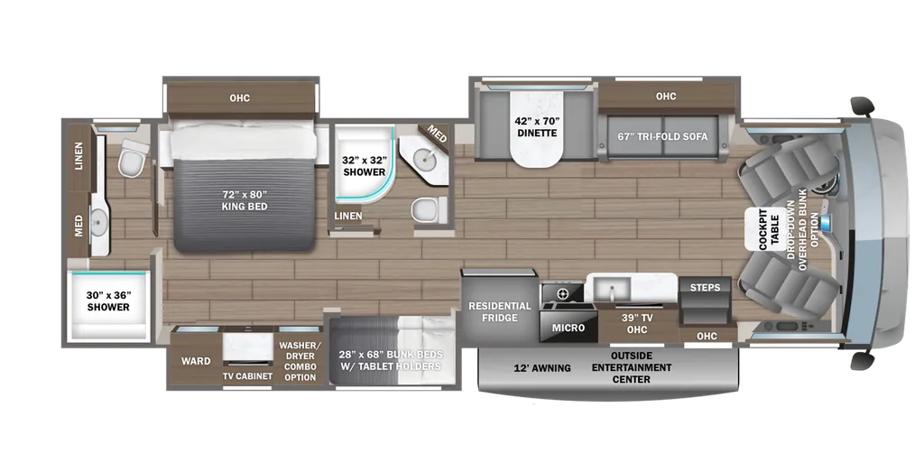 2024 Jayco Precept 36A floor plan
