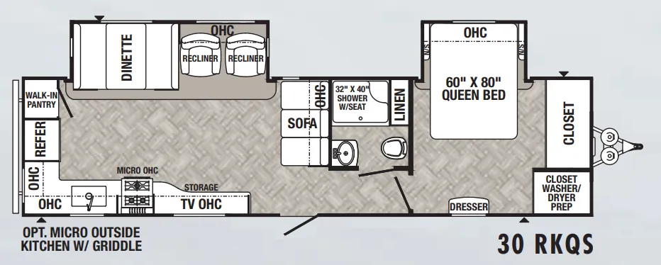 Palomino Puma 30RKQS floor plan