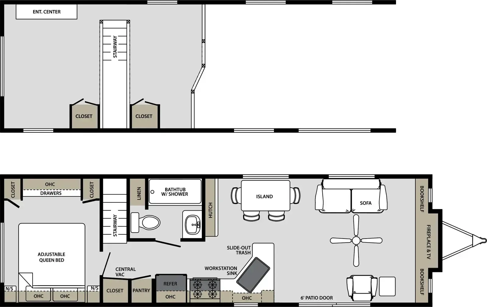 Forest River Quailridge Premier 39FLML-P floor plan