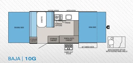 Jayco Baja 10G floor plan