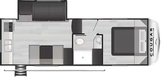 2023 Keystone Cougar Sport 2100RK - Floor plan
