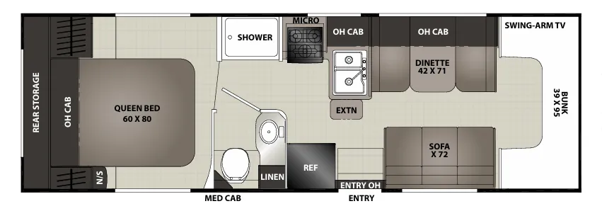 Coachmen Cross Trail XL 30XG floor plan