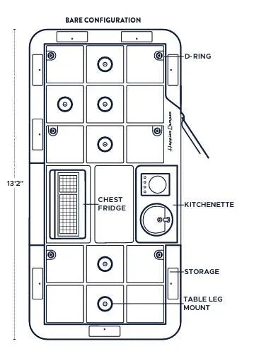 Happier Camper Traveler ESSENTIALS floor plan