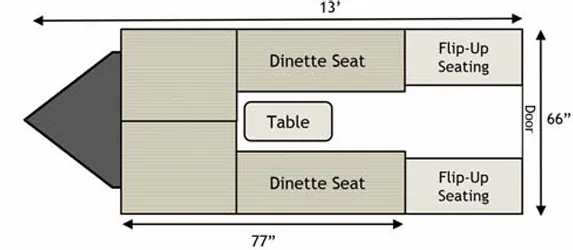 Aliner Ascape MT floor plan