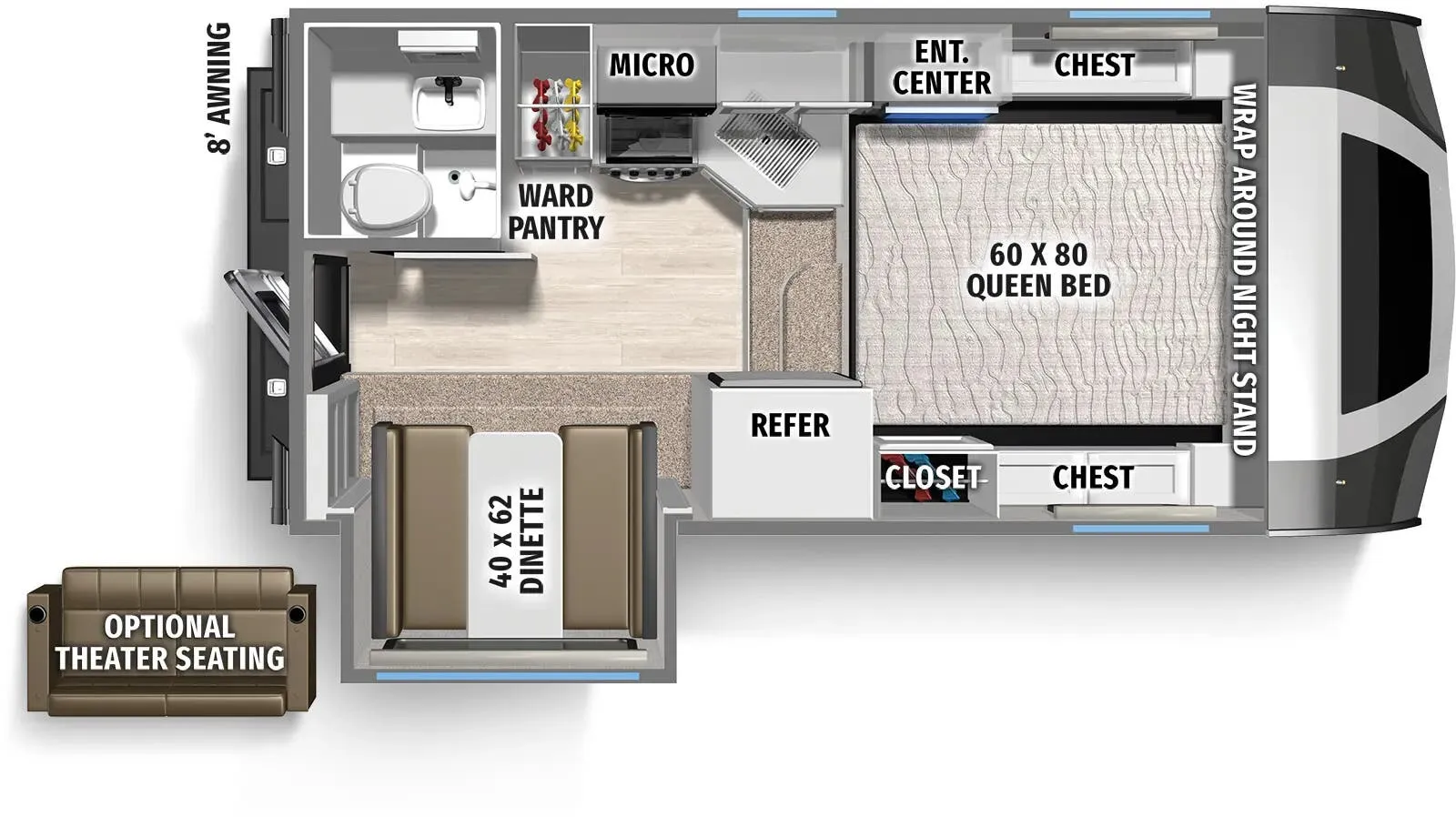 2026 Palomino Real-Lite HS-1912 - Floor plan