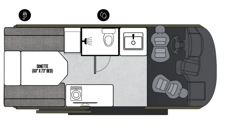 ProLite Evolution ProMaster 2500 2500 BASE floor plan