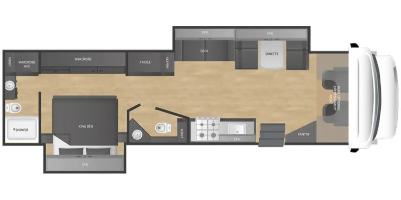 2026 NeXus RV Wraith 37F - Floor plan