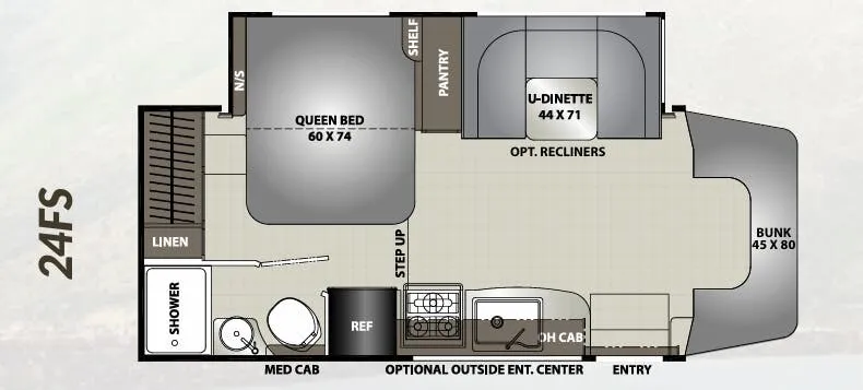 Coachmen Prism Select 24FS floor plan