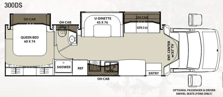 Coachmen Concord 300DS floor plan