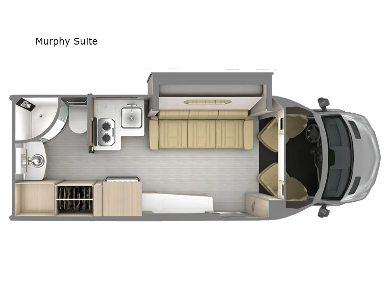 2023 Airstream Atlas Murphy Suite floor plan