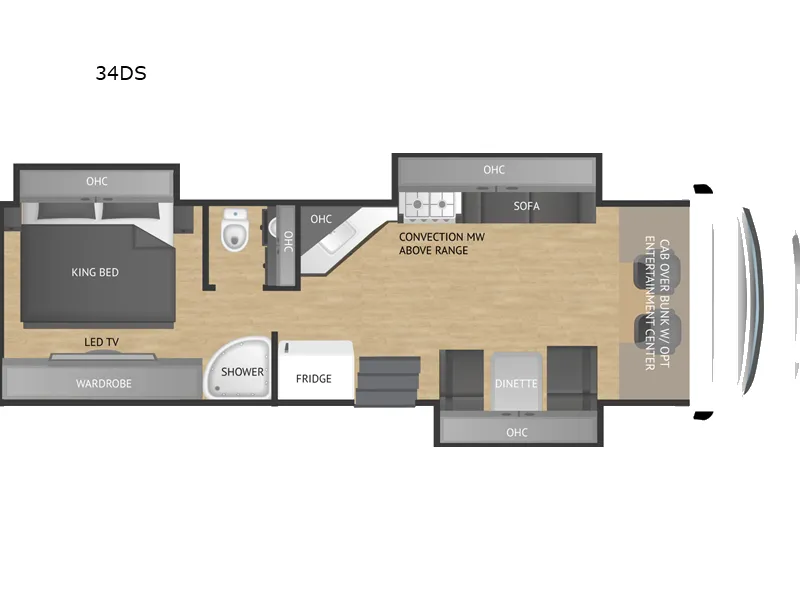 2027 NeXus RV Ghost 34DS floor plan