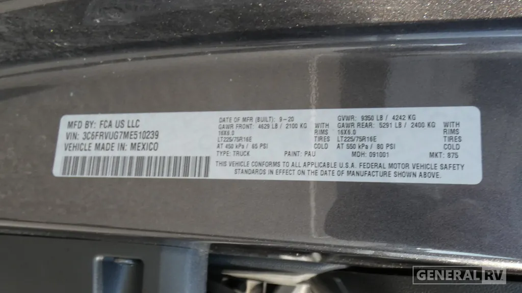 2021 Thor Motor Coach Tellaro 20LT, Photos photo 31