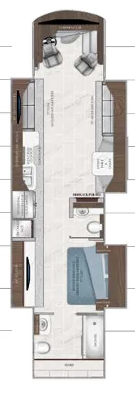 American Coach American Dream 42S floor plan