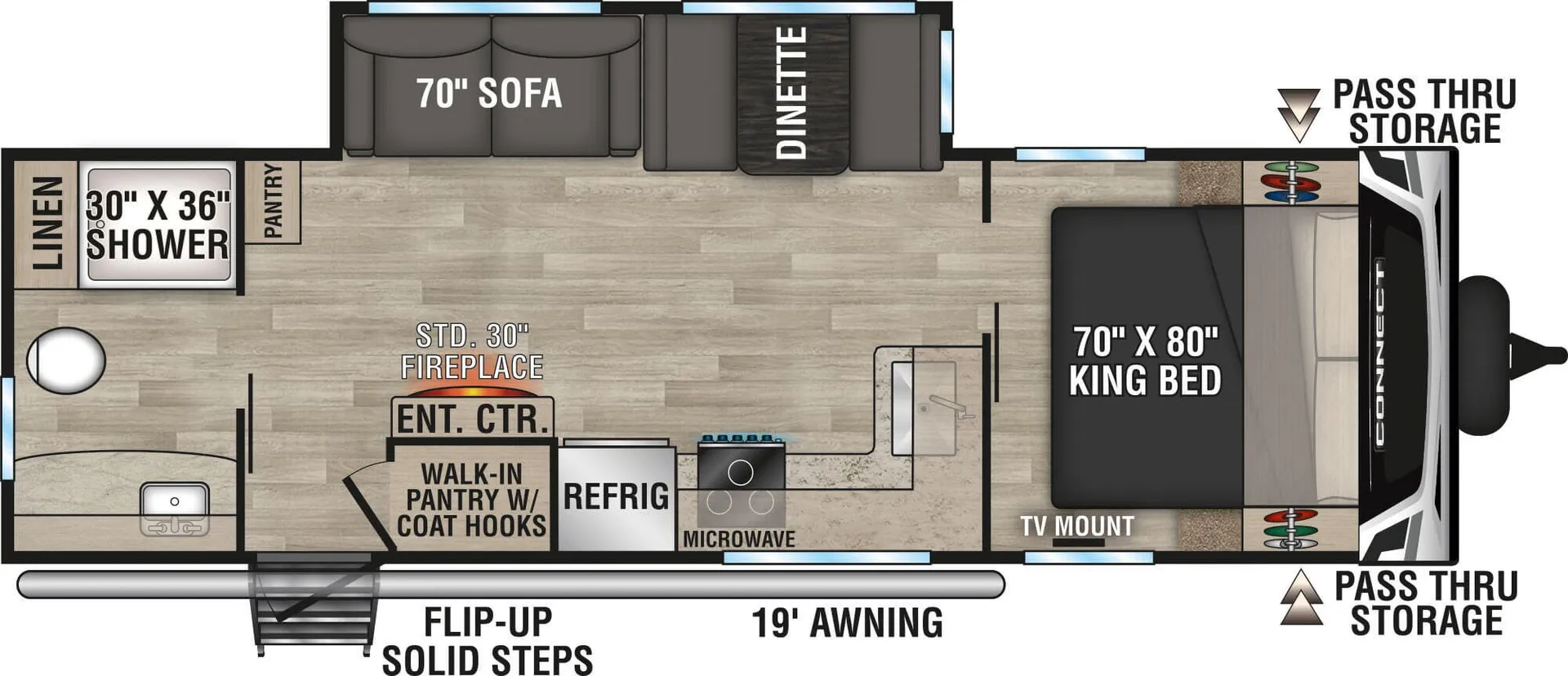 K-Z Connect C261RB floor plan