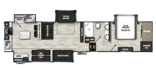 Coachmen Brookstone 374RK floor plan