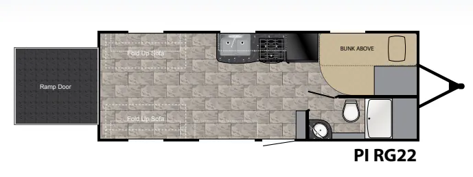 Heartland Pioneer RG22 floor plan