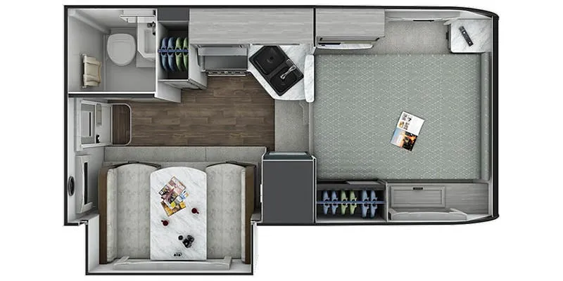 Lance TC 855S floor plan