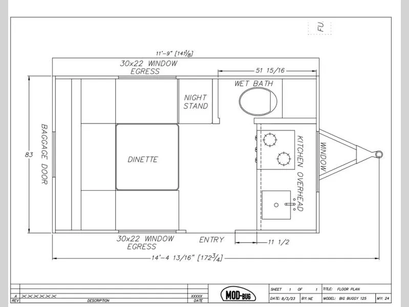 2024 Modern Buggy RV Little Buggy BB125 - Photo 2