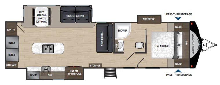Dutchmen Aerolite 3153ML floor plan