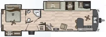 Keystone Residence 40FKSS floor plan