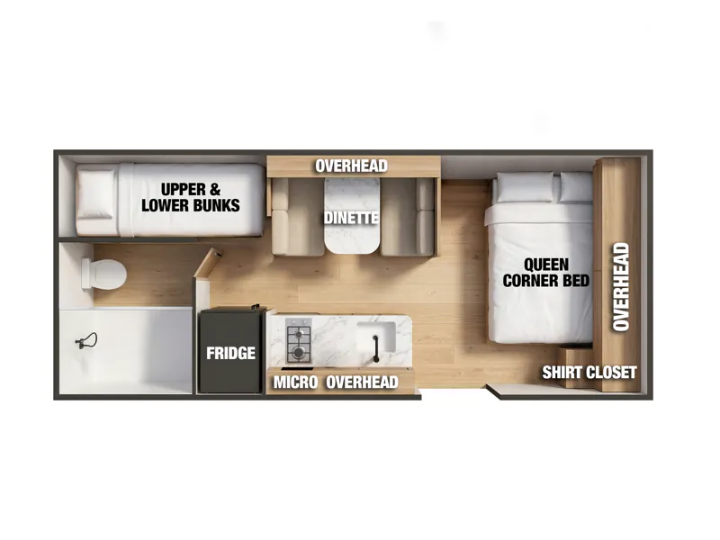 Grand River Classic 19BHGR floor plan