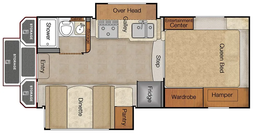 2020 Lance 1062 - Floor plan