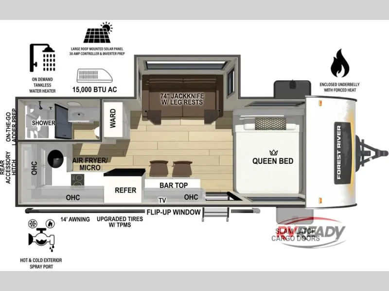 2026 Forest River R-Pod 185 - Photo 3