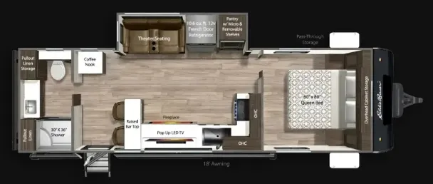Dutchmen Eddie Bauer 265RB floor plan