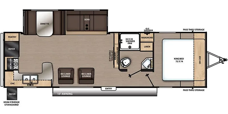 Coachmen Catalina Legacy Edition 283RKS floor plan