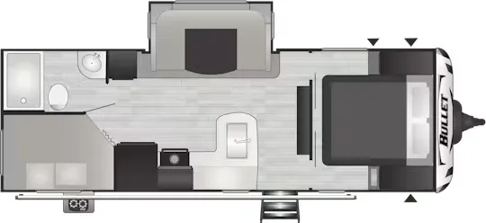 Keystone Bullet Premium 243BHSWE floor plan