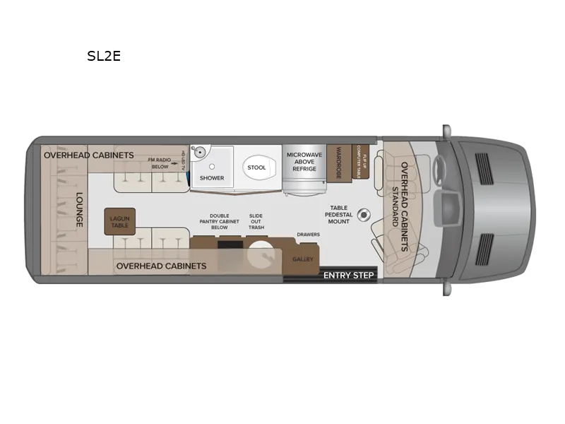 2024 Holiday Rambler Xpedition SL2E - Floor plan