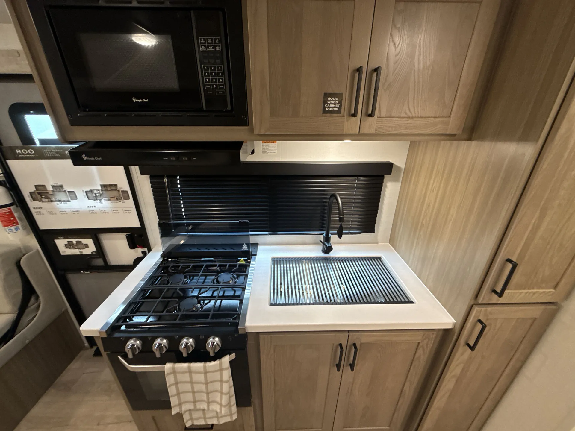 2027 Forest River Rockwood Roo 233S — fridge open