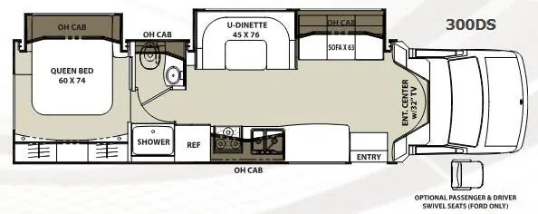 Coachmen Concord 300DS floor plan