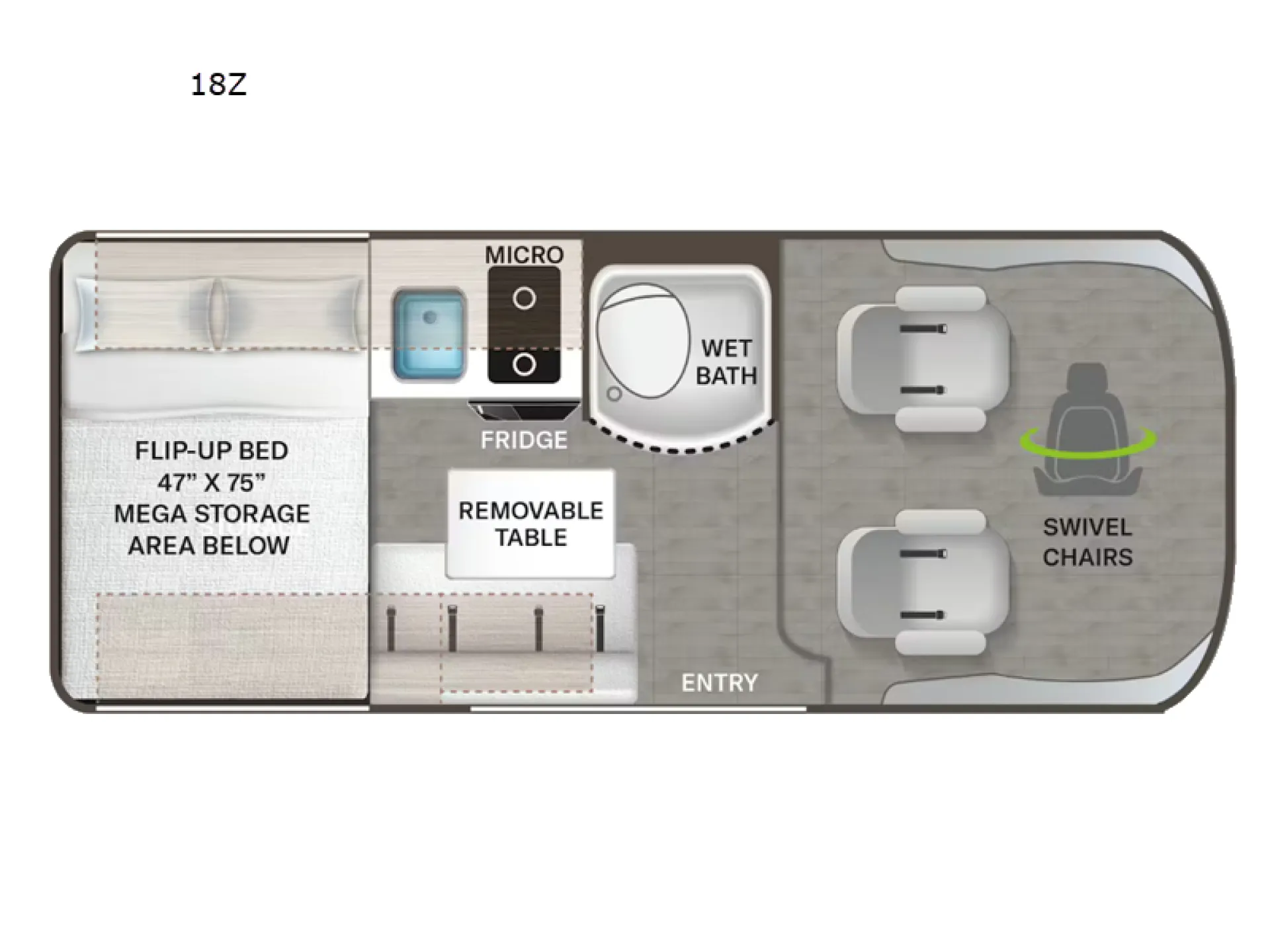 2027 Thor Motor Coach Rize 18Z - Photo 2
