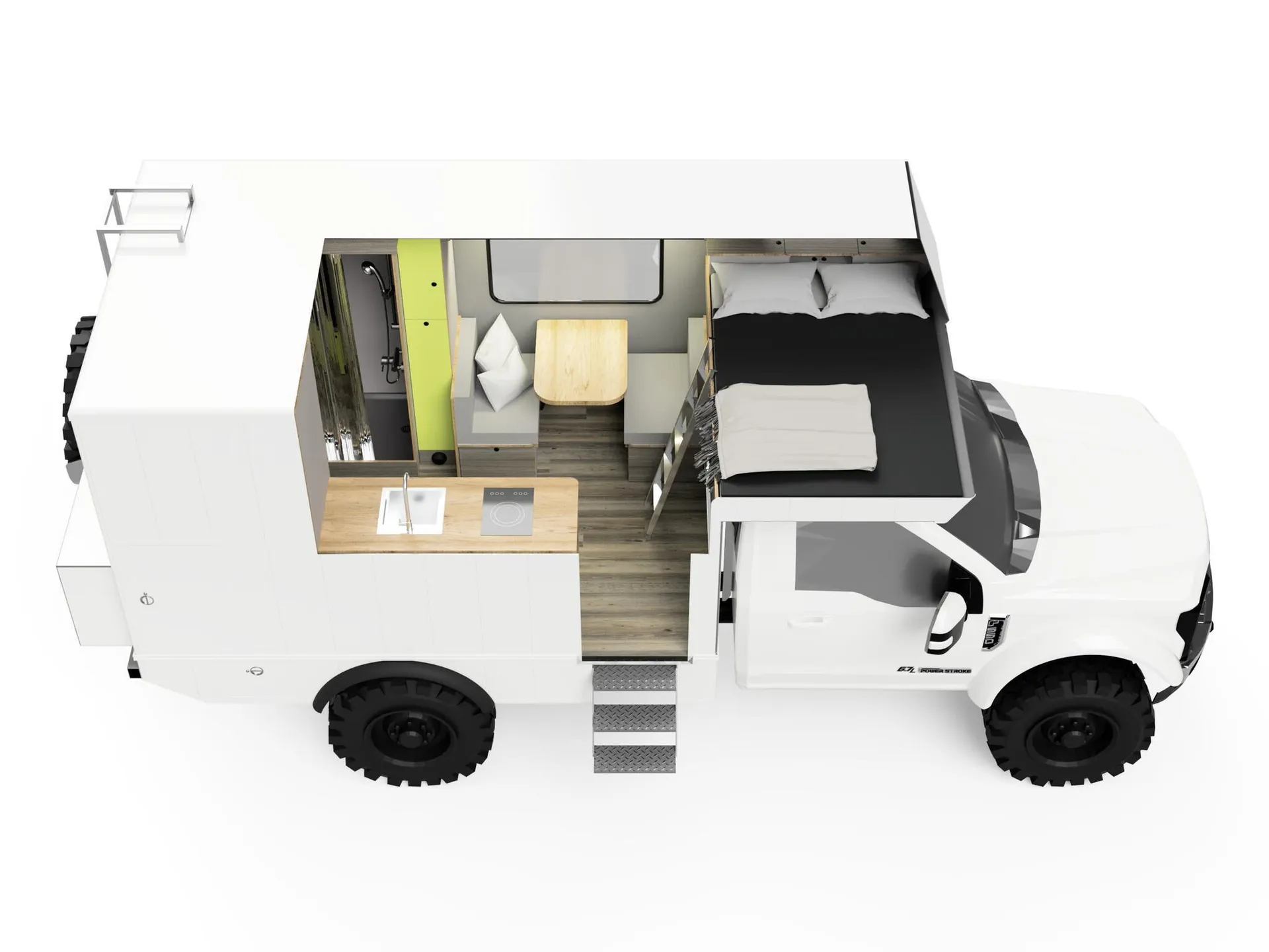 Wilderness Vans Grid G1 floor plan