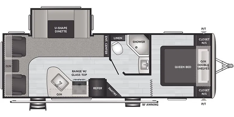 2018 Keystone Springdale 258RLWE - Floor plan