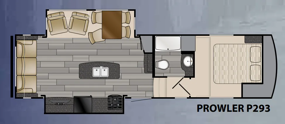 Heartland Prowler P293 floor plan