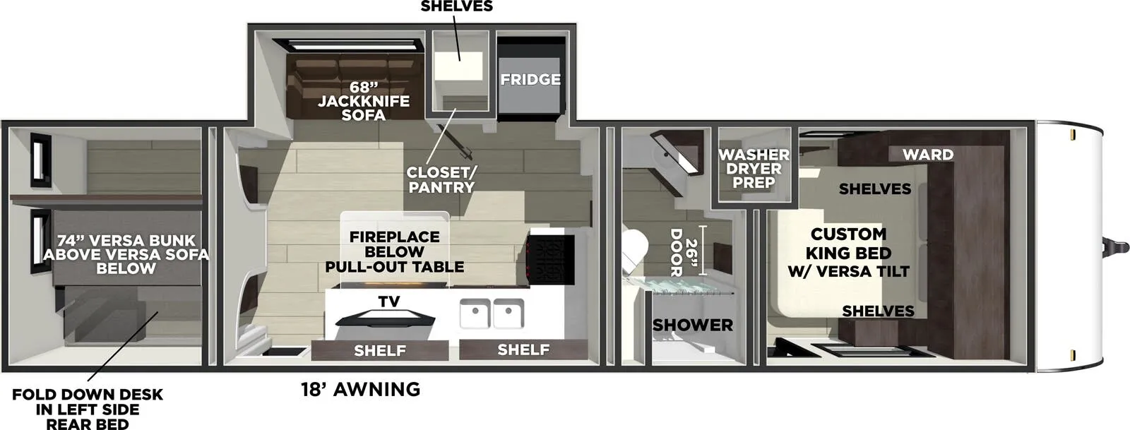 Forest River EVO 300ICE floor plan