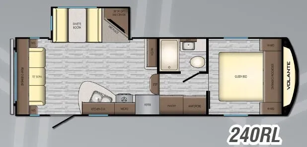 CrossRoads Volante 240RL floor plan
